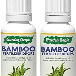 Garden Genie Lucky Bamboo Fertilizer Drops (50mlx2) | Organic Liquid Aqua Plant Food I Suitable for All Varieties of Bamboo, All Water Plants, Money Plant Fertilizer for Growth-image-84