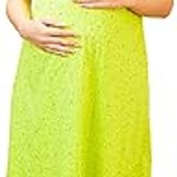 Women Cotton Printed Maternity Feeding Short Nighty-12