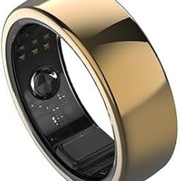 aabo AI Smart Ring for Men & Women| Health & Fitness Tracking - 32 Modes| Sleep, Stress, HRV, SPO2 Monitoring| Titanium| No App Subscription|IP68 Waterproof| Upto 7-Day Battery| Golden, US Size 11-picture-23