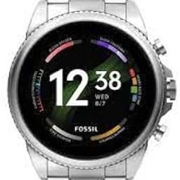 Fossil Gen 6 Smartwatch Digital Black Dial Men's Watch-FTW4060-10