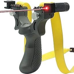 ZIPRON Gulel Adjustable Laser Guided Sling Shot Beginner Youth for Outdoor Recreational, Fishing and Fitness Toy Set Camping,Rock Climbing,Professional Rubber Band Catapult for Kids & Adults-38