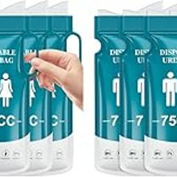 Proberos® 10PCS Disposable Urine Bags with Handle 750cc PE Ziplock Unisex Emergency for Outdoor Driving Camping 13x27cm-image-63