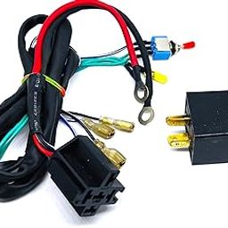 Universal 12V Dual Horn Wiring Harness kit with 4-pin relay for Motorcycles-3