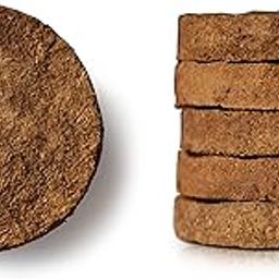 ADIOMM 100% Natural Indigenous Cow Dung Cakes | 1 KG Pack | 30 Cakes/Kande/Upale | ORGANIC | Size ≈ 96 X 18 mm | Handmade, Sun Dried and Moisture Free.-16