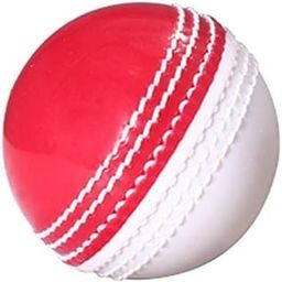 Onekbhalo Cricket Ball (Red & White) Synthetic Indoor Ball - Hand Stitched - 130-135 Grams - Poly Balls with fine Thread-image-42
