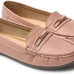 bella toes Synthetic Leather Comfortable Stylish Loafer Shoes with Shoe Bag/Shoe Cover for Women & Girls-picture-2