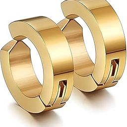 Premium Golden Color Hoop Earing for Boys And Mens-image-23