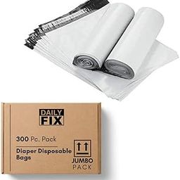 Baby Diaper & Sanitary Pad Disposal Bags - Pack of 300, Odor Control, Leak-Proof, for Home & Travel | Disposable Waste Bags for Baby & Feminine Hygiene Products-image-34