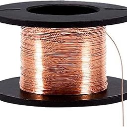 Aviation Metal & Alloys 25 SWG Enameled Copper Wire - Enameled Magnet Winding Wire - 4 oz - 0.0197" Diameter 1 Spool Coil (15 Meters length) Widely Used for Transformers Inductors.-image-50