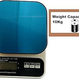 Digital Kitchen Scale, 10 kg Capacity, Electronic Compact Scale with LCD Display, Battery Operated-image-24