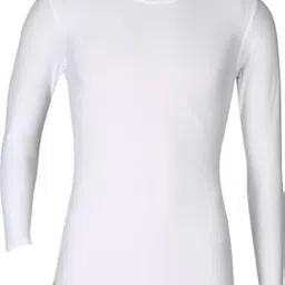 cw Compression Top White Full Sleeve Skin Inner Plain T-Shirt for Sports T for Men Inner (Medium)-picture-0