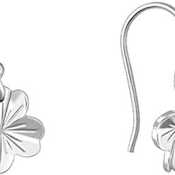 925 Silver 18k Gold Plated Petal Earrings Studs Ring Necklace Hoops Toe Rings | Gifts for Women & Girls-image-11