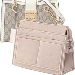 Suitable for Gucci GG Padlock inner bladder bag inner bag storage bag with zipper 1031beige28*10*17cm-image-28