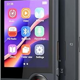 Olisky 128GB MP3 Player with Bluetooth 5.3, 2.4" Portable Full Touchscreen Music Player with Speaker and Micro SD Card Slot,MP4 Player with FM Radio,Voice Recording,Earphone,for Kids and Outdoors-7