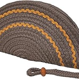 Women Boho Cotton Blend Clutch Bag – 10" x 10" Woven Handbag with Zipper, Stylish Ethnic Purse for Party, Travel, Daily Use – Ideal Gift for Women & Girls-image-5