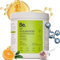 Be. Veg Collagen Powder for Women & Men - Plant Based Collagen Supplements with VegCol™, Glutathione & Hyaluronic Acid for Skin Glow & Hair Health | Mix Fruit Flavour-29