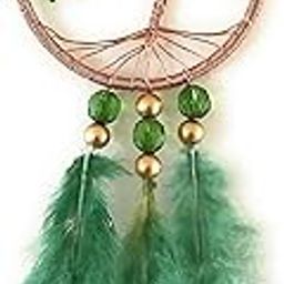 Cuckoo DreamCatchers Copper Crystal Dream Catcher (3 x 8 inch, Green)-image-19