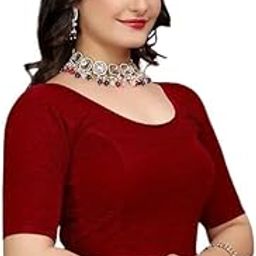 Strached_Blouse_A89Red_26Blouse|Women Blouse|Saree Blouse|-image-95