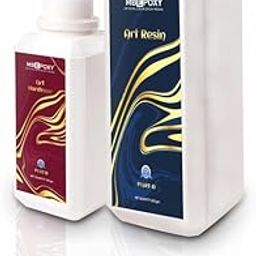Epoxy Resin - Crystal Clear Resin Kit for Jewelry DIY Art Crafts Cast | Easy to Use and Non-Toxic Formula High Gloss Intense Shine Ideal for Art & Craft (Art Resin & Hardener) - 3kg-image-46