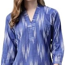 Women Ikat Printed Top-image-47