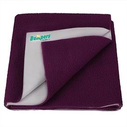 Bumpers Waterproof Quick Dry Sheet for Baby| Bed Pad Extra Absorbent Washable Matress Protector| Baby Bed Protector Sheet for Toddler Children (Plum,Small (70x50 cm)-image-61