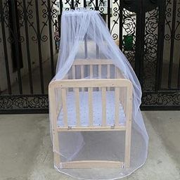 Ubervia Mosquito Net, Crib Canopy Netting Bed Canopy, Mosquito Netting, for Beds, Bassinets, Playpens for Baby, Kids, Girls-image-23