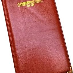 Bhaidhav Designer Telephone Index & Address Book With Soft Leather Cover Regular Telephone Diaries With 200 Pages(BROWN OR BLACK)-23