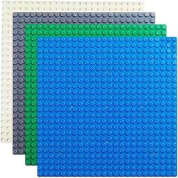 Make-Believe Baseplate for Building Bricks - Compatible with Classic Bricks only (4 Colors)-19