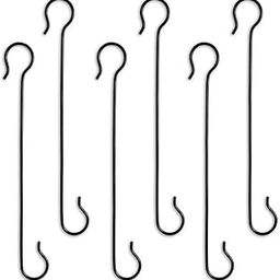 Kerqoor 10 inch 5 Pack Extra Large S Hooks, Heavy Duty Hanging Hooks, Extension Set of 5 S Hooks for Plant Pots, Indoor & Outdoor Balcony Garden-image-87