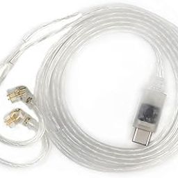 KZ Type-C Upgrade Cable for IEM, In Ear Monitor, 4 Core Oxygen Free Silver-Plated Cable with High Definition Microphone, Built-In DAC Chip in Type-C Nickle Plated Plug & 0.75 2Pin Connector-14