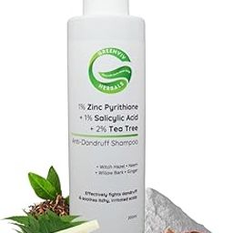 Greenviv 1% Zinc Pyrithione + 1% Salicylic Acid + 2% Tea Tree Anti-Dandruff Shampoo | Removes Dandruff & Soothes Itchy Scalp| For Flake-Free & Healthy Hair | 200ml-image-71