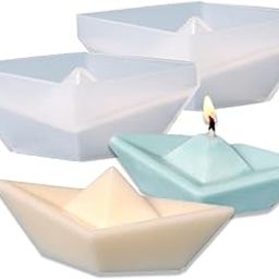 FirstTry Candle Mold I 3D Fondant Paper Boat Shape Silicone Epoxy Mould I for DIY Handmade Ornament Chocolate, Cake Décor, Aromatherapy, Soap, Polymer Clay Resin Art Craft Making - 1 Cavity-picture-10