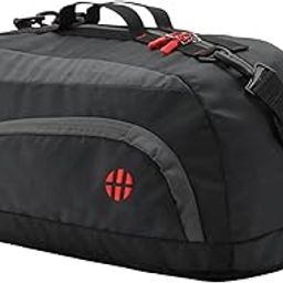 Harissons Jake 31L Water Resistant Duffel Gym Bag for Men & Women | Convertible Travel & Sports Backpack with Shoe Compartment & Easy Front Pocket Access (Black & Grey)-19