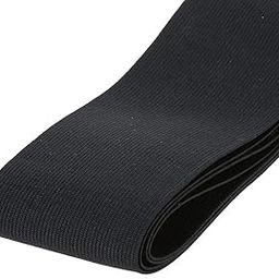 Cossess Premium Soft Crochet Knitted Elastic | Black Colour | 63 mm | 2.5 inch | Oeko tex apporved | Ideal for Stitching, Tailoring, Scrunchie Making,Designing and DIY Related Products (2 Meter)-9