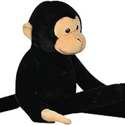 Mirada Cute Hanging Black Velcro Monkey Soft Toy | Gift for Girls/Kids | Stuffed Plush Animal | - 52cm-15