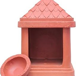 GELOFLER Handcrafted Terracotta Akhand Narkel Diya Traditional Mitti Diya for Pooja, Tulsi Decor, Diwali & Festive Lighting | Eco-Friendly Home Décor | Ideal for Puja Ghar-image-11