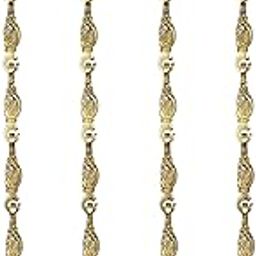 Trendy Creation Hub Peacock Design Antique Golden Finish Swing Chain Links Brass Jhula Hanging Hooks with Jhula Accessories Decorative Item for Home Decor Pack of 1-image-11