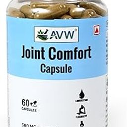 AVW Joint Comfort Capsules – 60 Capsules | 500mg Herbal Supplement for Joint Pain Relief, Lubrication, Flexibility & Strength | Natural Ayurvedic Nutraceutical for Bone & Joint Support-74