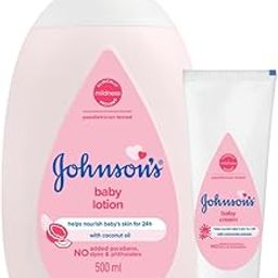 Johnson's Baby Lotion 500ml and Baby Cream 50g-image-51