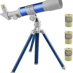 Enakshi (LABEL) Creations Telescope Toys Astronomical Refractor Telescope for Kids Boys Girls D Blue-picture-2