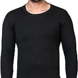 RBG OSWAL Solid Color Mens Round Neck Vest Thermal Tops-image-17