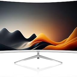 Zebion 27 Inch (68.58cm), FHD Curved Led Monitor Crista Series, IPS Panel, in-Built Speaker, 1920x1080 Pixel with Max Resolution, 75Hz,HDMI, VGA, Wall Mountable, Fast Response Time, 3 Year Warranty-3