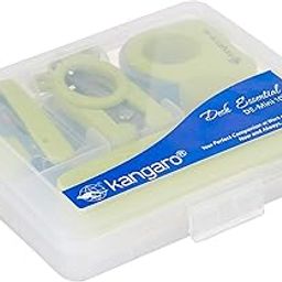 Kangaro Desk Essentials DE-Mini 10 Multipurpose Combo Pack | Stationery Combo Gift Set | Color May Vary, Pack of 1-26