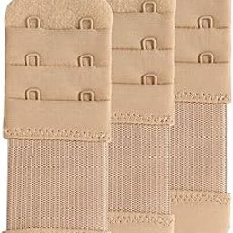 Women's Bra Extenders 2 Hook 3/4 inch Elastic Stretchy Bra Extension Strap-12