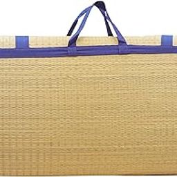 Home Tex Life Kora Grass Cushion Sleep Healthy, Easy Portable and Folding Mat (18mm_6 X 6 Ft, Africana)-image-50