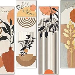 FIT-IN Trends Boho Wall Panel D5 – Handcrafted Bohemian Wall Art Décor | Wooden Decorative Panel for Living Room, Bedroom and Hallway | Stylish and Artistic Home Accent-image-21