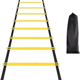 Enakshi® Agility Ladder Foot Exercise Improves Coordination Jumping Obstacles Folding 4 Meters 8 Sections|Sporting Goods | Team Sports | Soccer | Training Aids-image-14