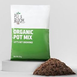 Pot And Bloom Organic Pot Mix| Fertilizer Mixed Soil| Soil Mixture for Plants & Gardening| Vermicompost for Plants| Potting Mix for Planting, Gardening | Pack of 1| 5 Kg-image-29