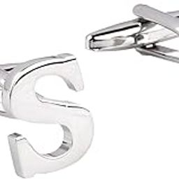 Alphabet S Cufflinks For Men-picture-50