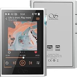 SHANLING M1 Plus M1Plus Protable Music Player MP3 ES9069Q DAC Dual SGM8262 Amplifier PCM768 DSD512 Bluetooth 5.2 LDAC WiFi DLNA Airplay Silver-11